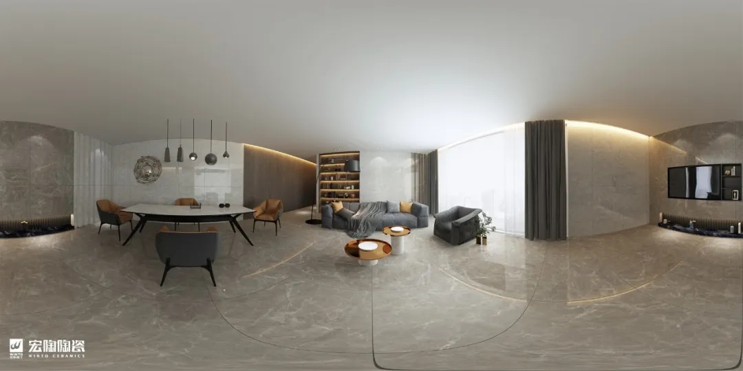 欧博ABG通体土耳其银灰装修效果图二