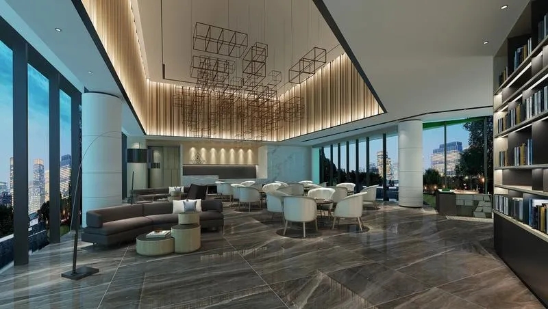 欧博ABG地面铺贴效果图