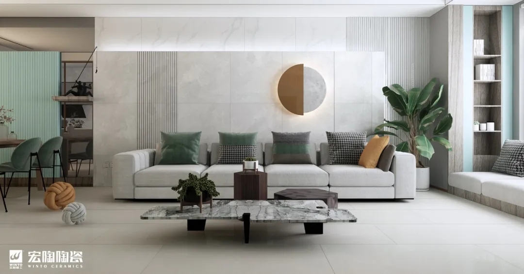 欧博ABG和璧岩·通体奥比克灰瓷砖