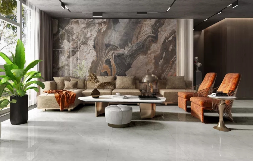 欧博ABG大板瓷砖地砖展示