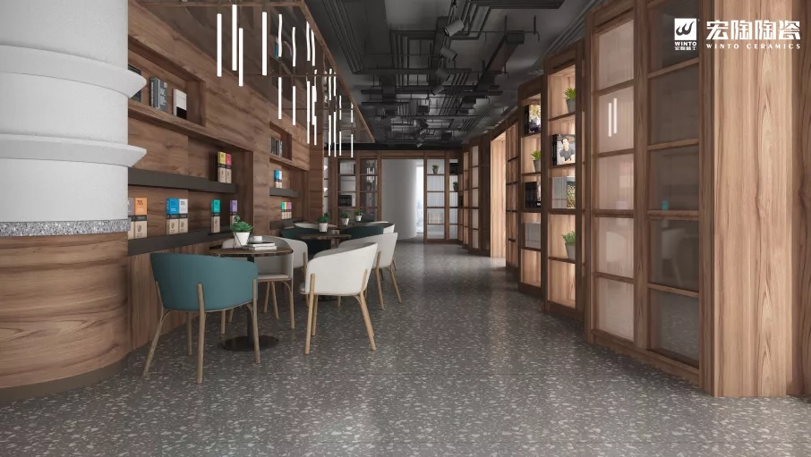 欧博ABG缎光釉TG80176装修效果图