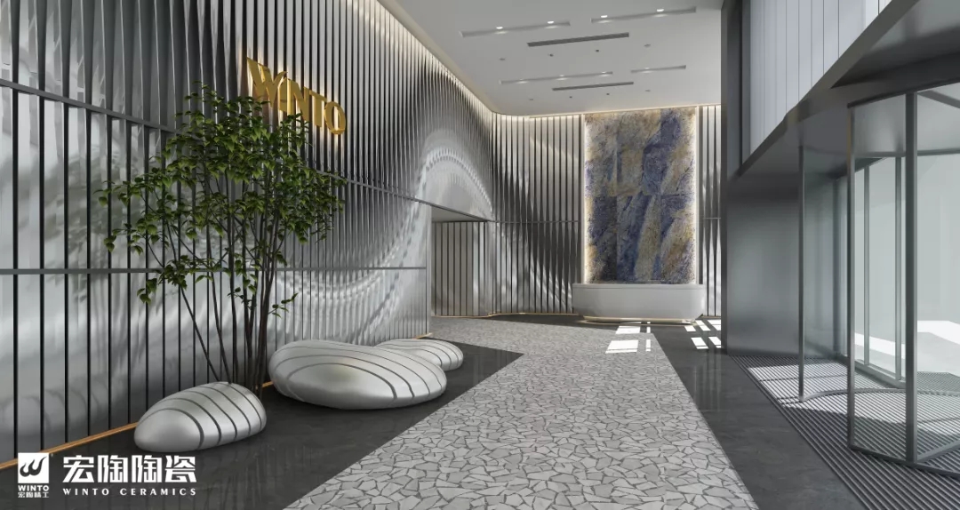 欧博ABG缎光釉瓷砖地砖装修效果图