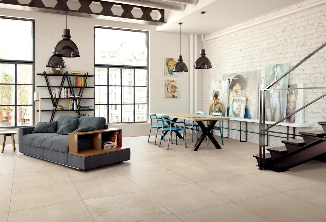 欧博ABG和地砖混搭“家庭焦点区“ 