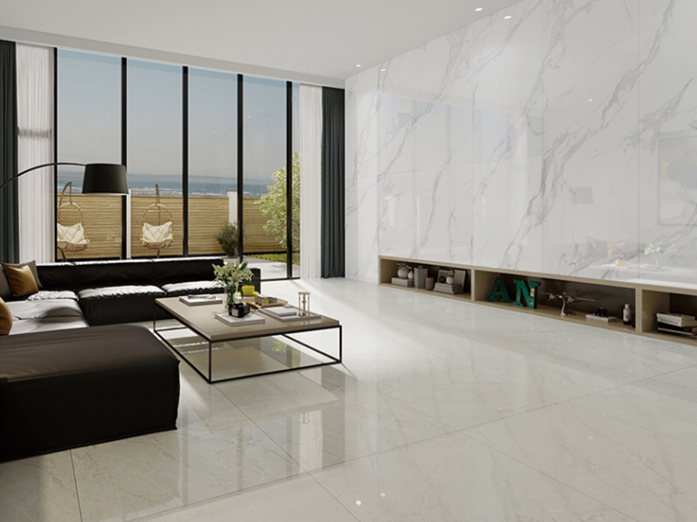 欧博ABG陶瓷大板作为墙地砖装修效果图