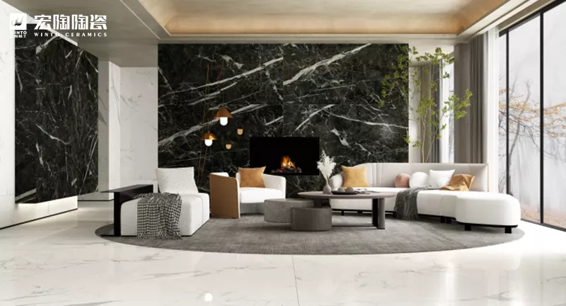 欧博ABG陶瓷岩板装修效果图