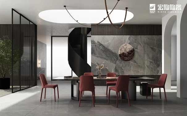 欧博ABG岩板装修效果图