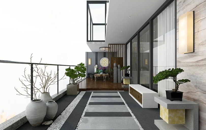 欧博ABG陶瓷岩板地砖装修效果图