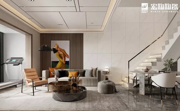 欧博ABG陶瓷大板装修效果图