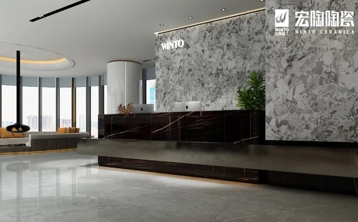欧博ABG陶瓷大板地砖装修效果图
