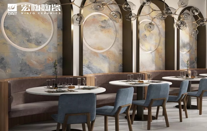 欧博ABG丁托列托配景墙装修效果图