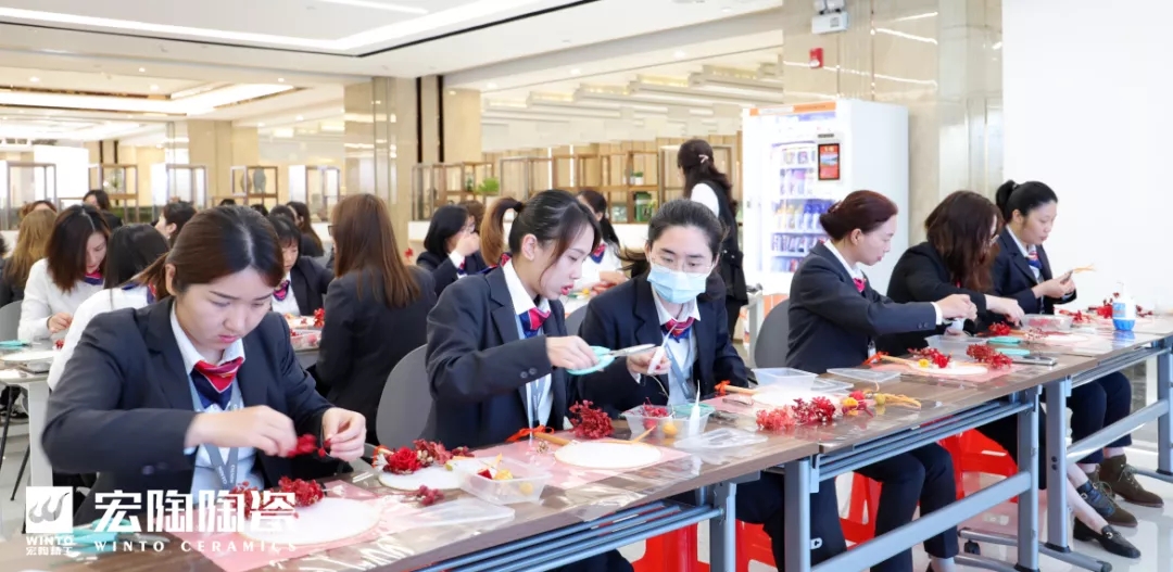 欧博ABG地砖永生花团扇手作学堂”活动