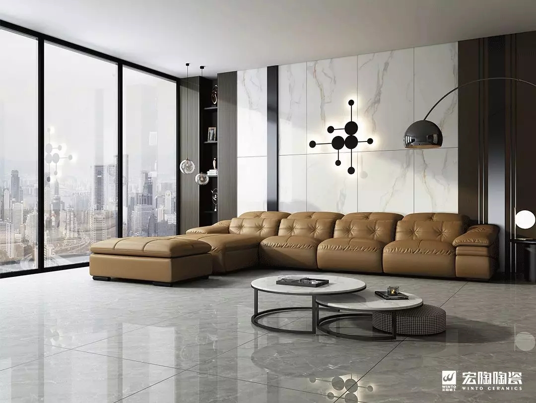 欧博ABG地砖差别气概的书房装修效果图