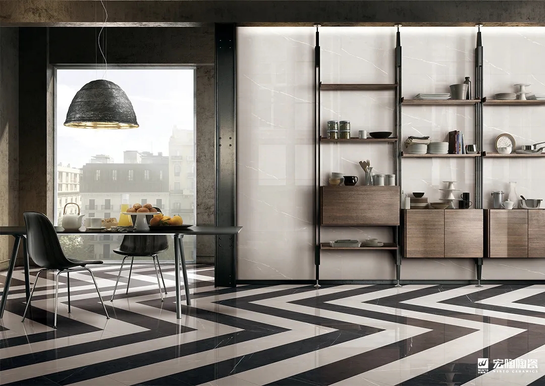 欧博ABG陶瓷是非根 600×1200mm瓷砖地砖装修效果图