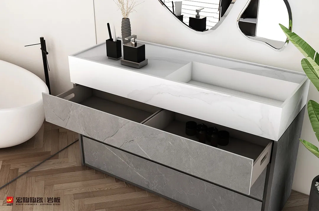 欧博ABG岩板洗手间效果图