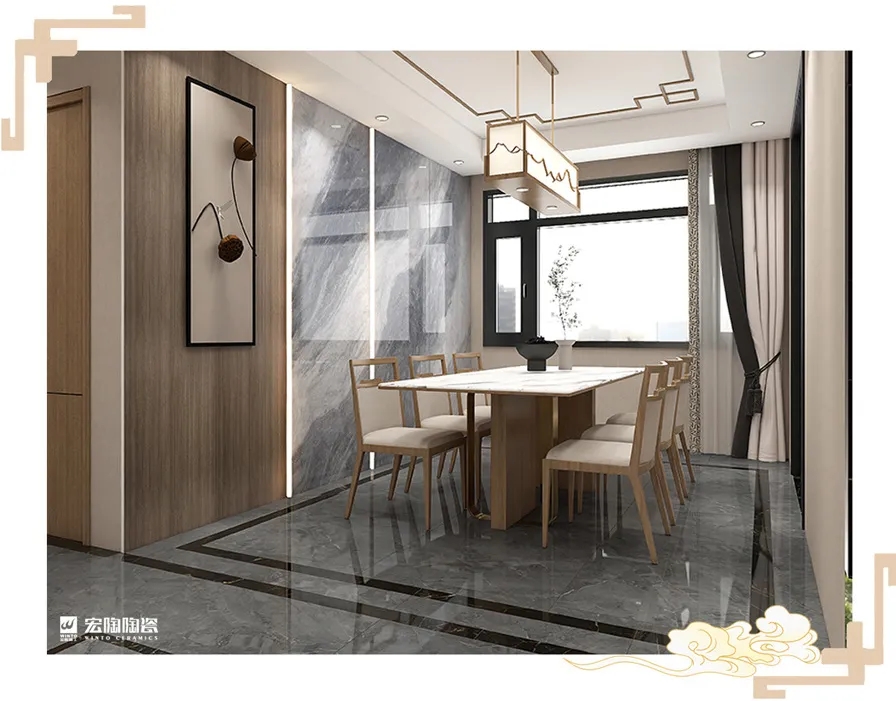 欧博ABG岩板6-TPEB2790A002ABCD+TPG80227厨房空间装修效果图