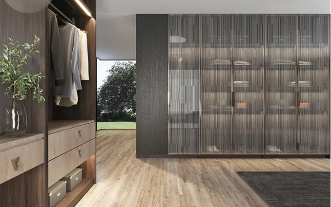 欧博ABG岩板与整体衣柜装修效果图