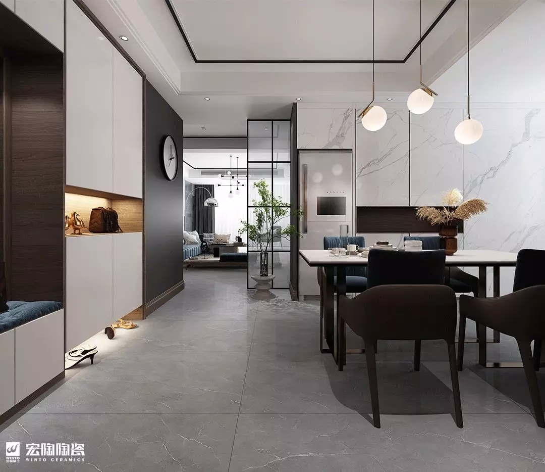 欧博ABG安卡斯灰TG157187瓷砖地砖装修效果图