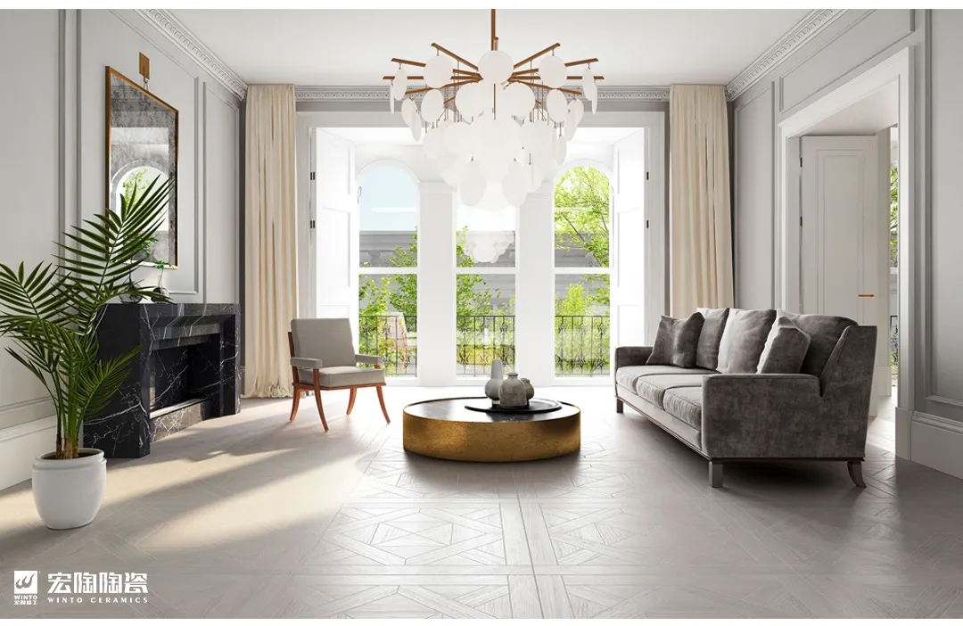 欧博ABGTCB1220010雪松木地砖装修效果图