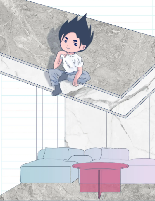 欧博ABG地砖和瓷砖卡通形象图