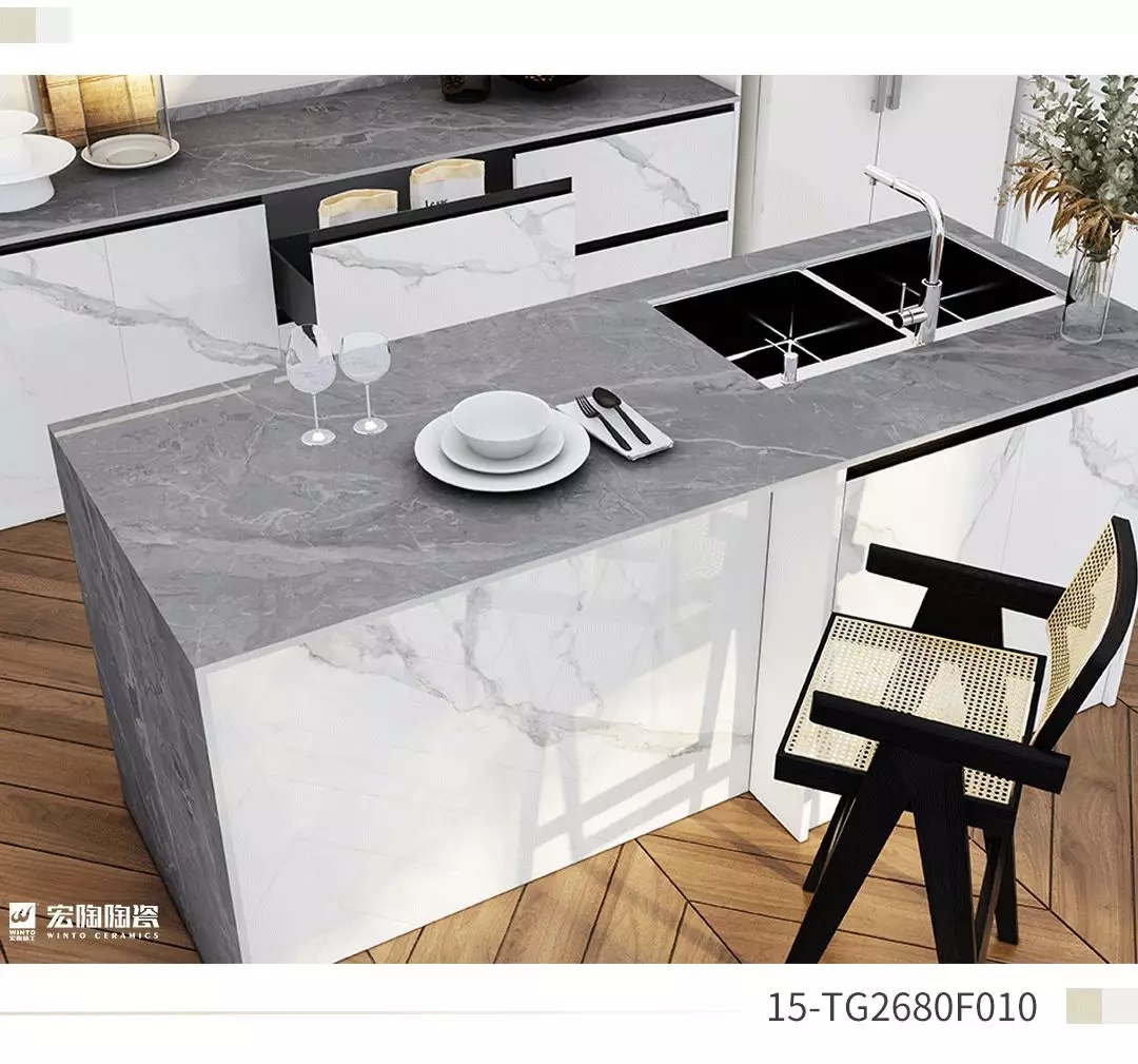 欧博ABG15-TG2680F010瓷砖地砖厨房效果图