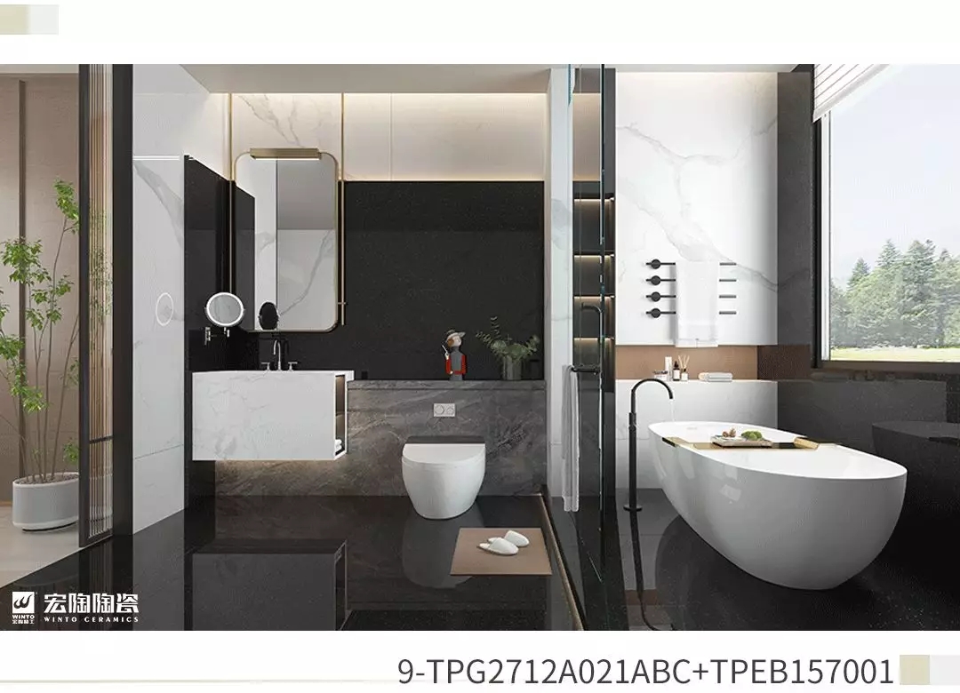欧博ABG9-TPG2712A021ABC+TPEB157001瓷砖地砖效果图