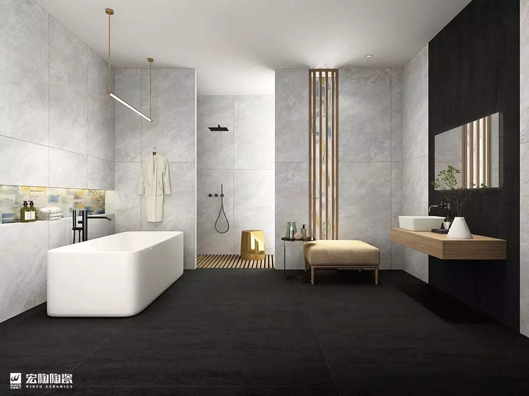 欧博ABG750x1500mm仿古系列陶瓷大板效果图