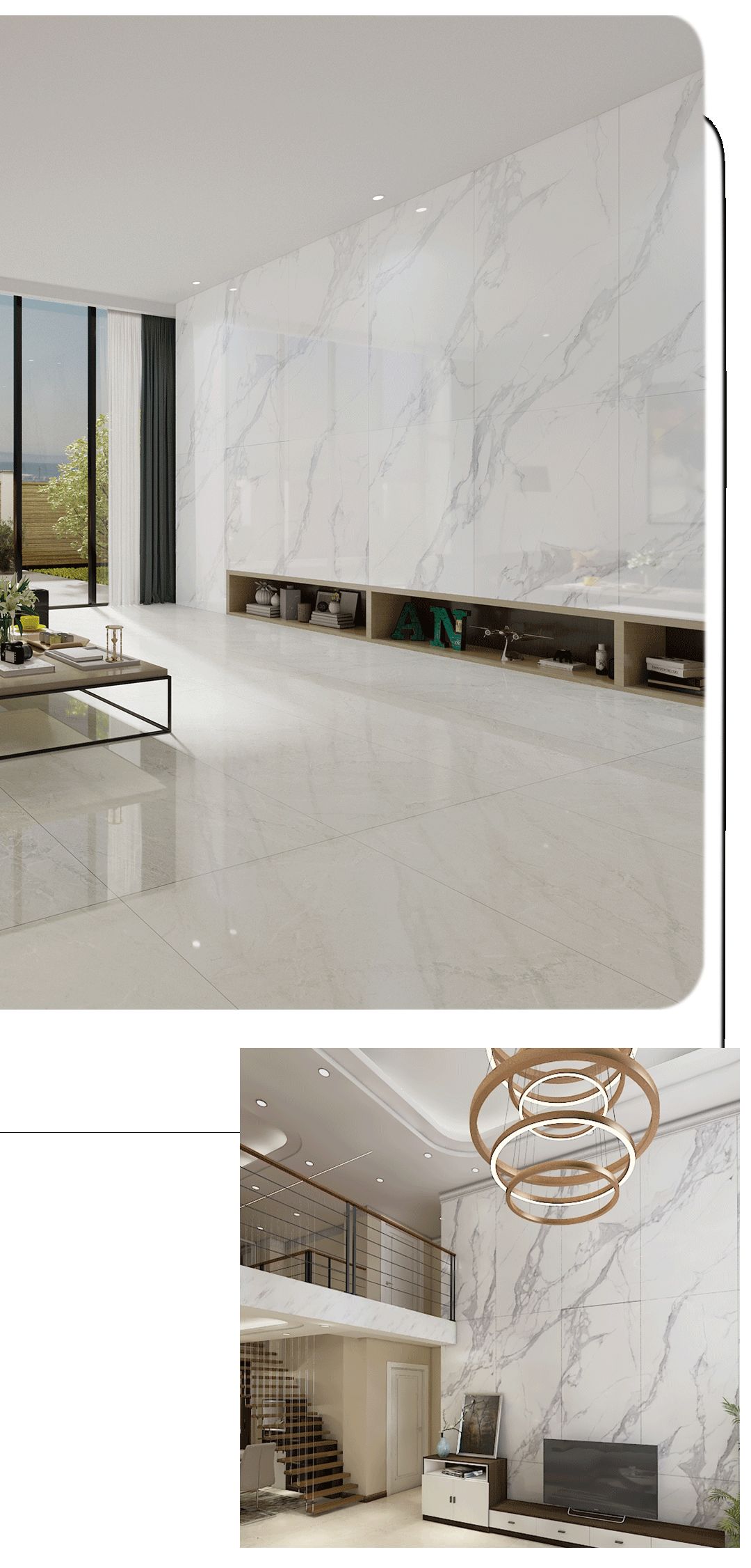 欧博ABG900x1800mm陶瓷大板柏斯高灰装修效果图