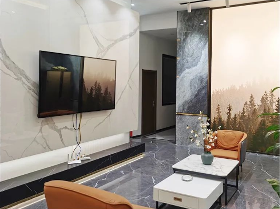 欧博ABG地砖现代简约风客厅装修效果图