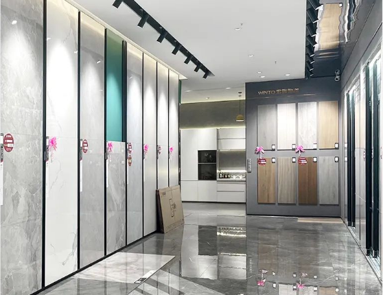 欧博ABG地砖产品选材区