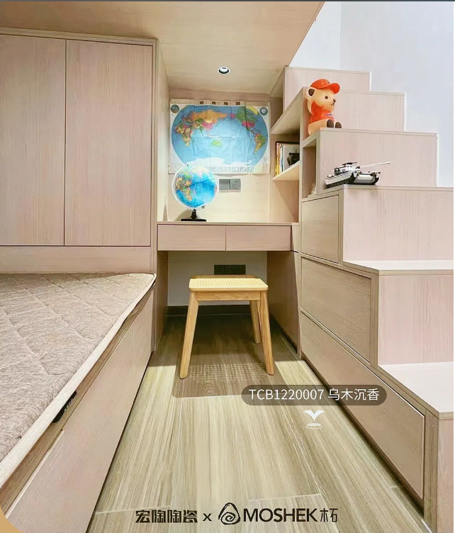 欧博ABG质感砖榻榻米效果图