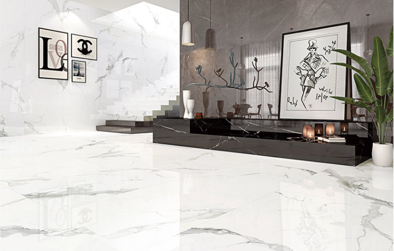 欧博ABG陶瓷大板客厅效果图