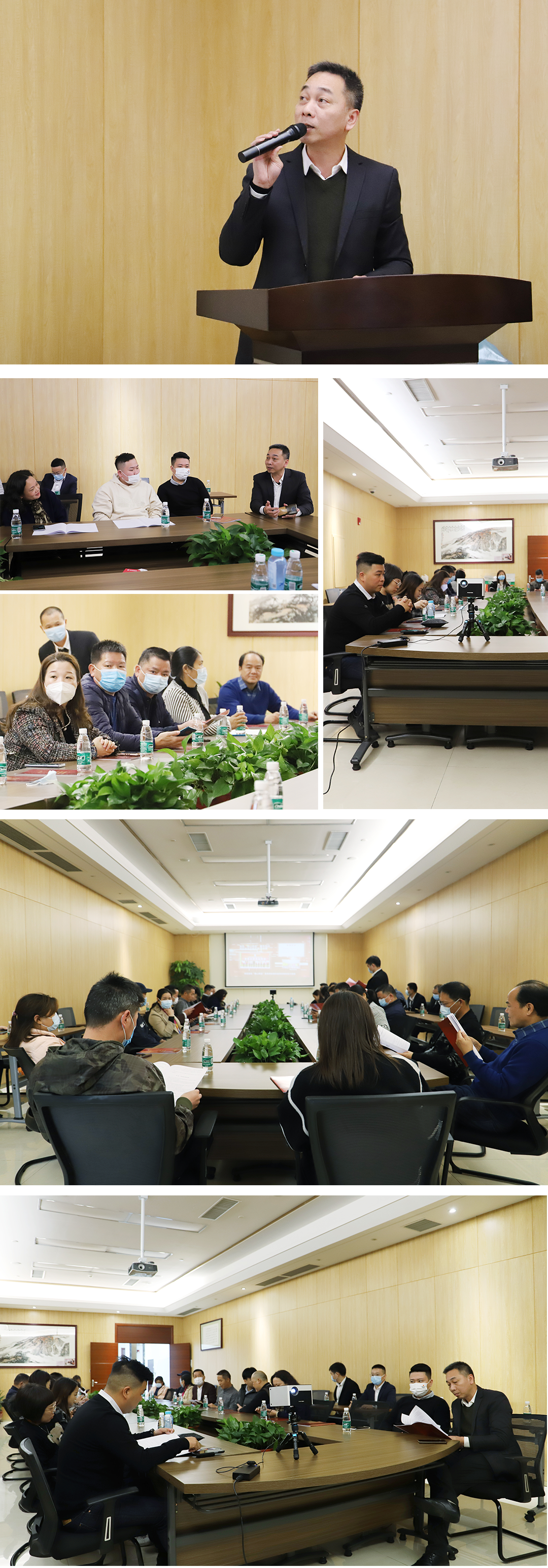 欧博ABG地砖经销商开会讨论现场图