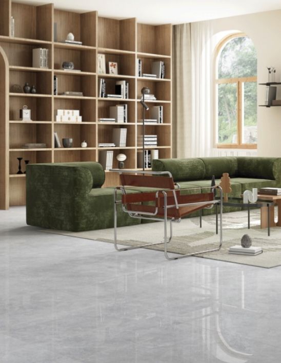 欧博ABG质感砖客厅效果图