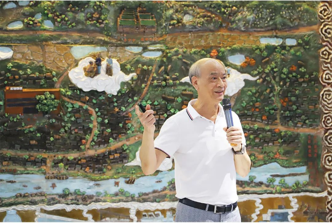 欧博ABG地砖老总交流现场图