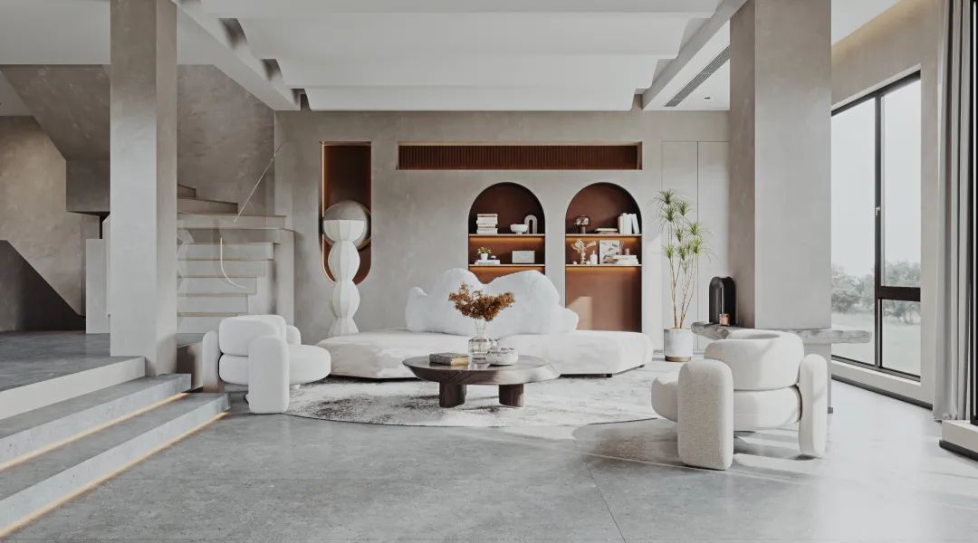 欧博ABG百色质感砖装修效果图