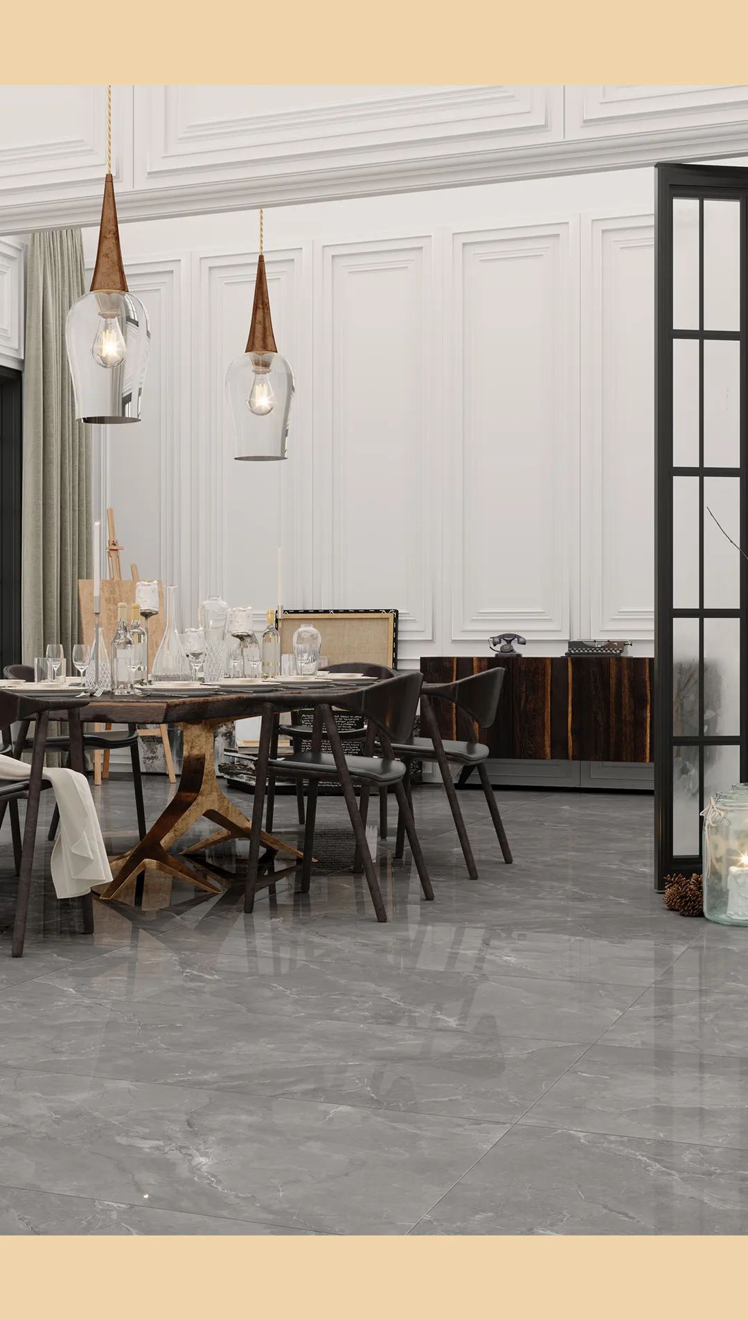 欧博ABGTPGMW157034宝石灰康健净界砖效果图