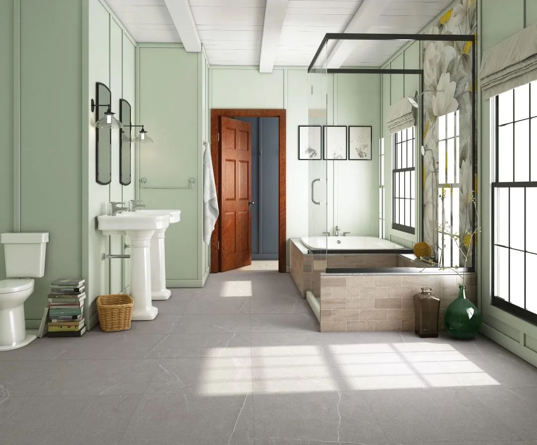 欧博ABG防滑瓷砖 -- TG60198 西西里灰图片