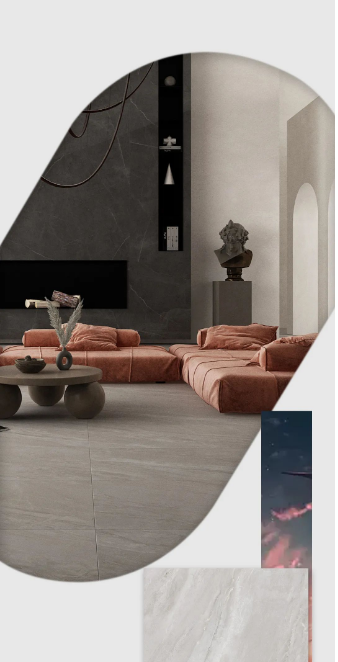 欧博ABG地砖.瓷砖{TG157185 雅典娜灰缎光系列750x1500mm效果图